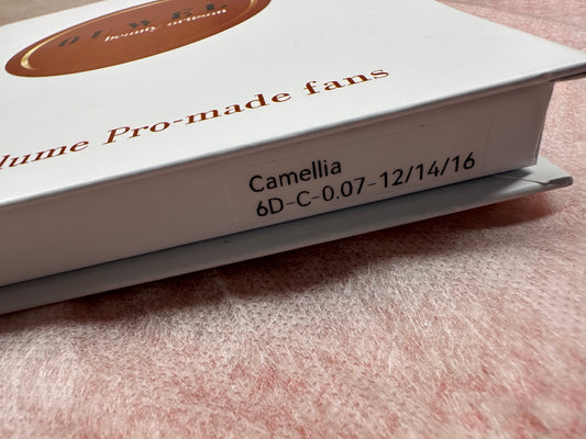 Camélia Pro-made Fan Pointy Base 6D 0.07 C-curl Length 12-14-16